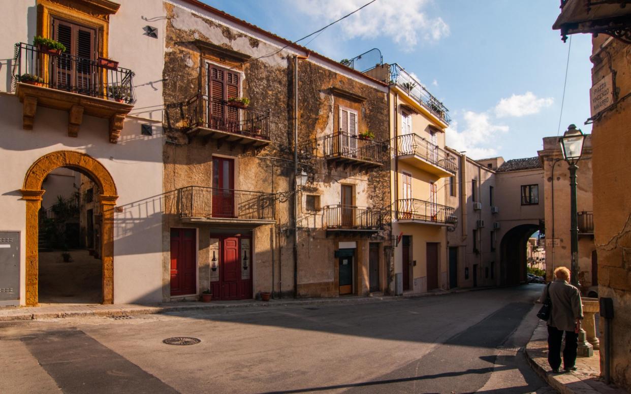 The historic centre of Sambuca - Alamy