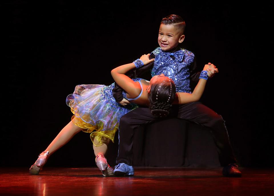 JP and Allyson perform during the Morris Educational Foundation's 9th annual Morristown ONSTAGE Talent Show at the Mayo Performing Arts Center. February 24, 2016. Morristown, N.J. 