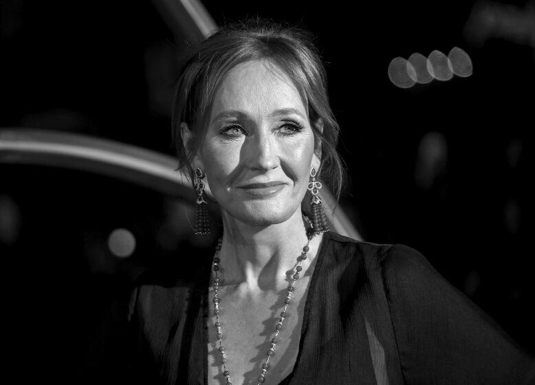 FILE - In this Nov. 13, 2018 file photo, author J.K. Rowling poses for photographers upon her arrival at the premiere of the film 'Fantastic Beasts: The Crimes of Grindelwald', in London. JK Rowling is publishing a new story called "The Ickabog," which will be free to read online to help entertain children and families stuck at home during the coronavirus pandemic. The "Harry Potter" author said Tuesday May 26, 2020, that she wrote the fairy tale for her children as a bedtime story over a decade ago. (Photo by Joel C Ryan/Invision/AP, File)