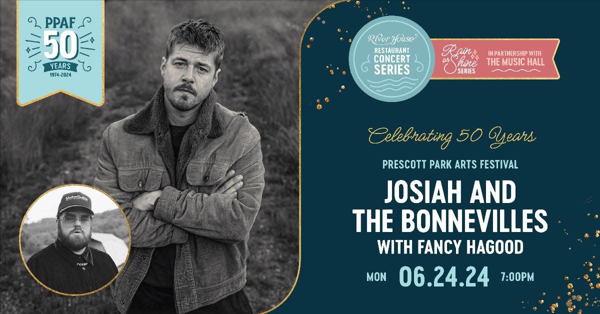 Josiah and the Bonnevilles will perform at Prescott Park on June 24, 2024.