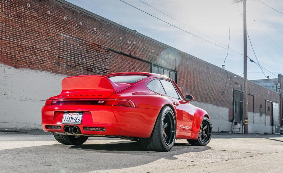 <p>The Angeles Forest Highway exposed the true virtues of this restomod. Unlike modern sports cars that goad you on by masking speed, Gunther Werks's creation enhances the sensation. The desire to go faster in this car is born of that feedback.</p>