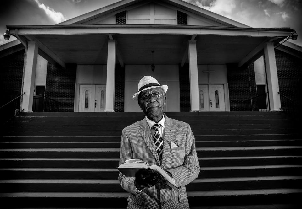 Rev. Charles Elliott Jr., pastor of King Solomon Missionary Baptist Church.  2019.