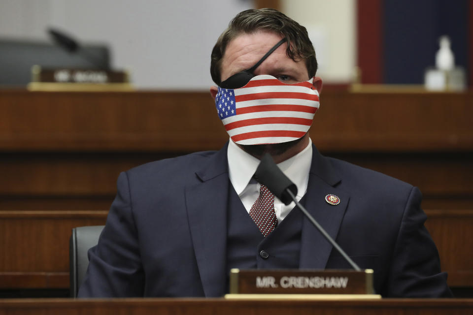 Rep. Dan Crenshaw, R-Texas, is being challenged by former Beto O'Rourke adviser Sima Ladjevardian. (Photo: Chip Somodevilla/Pool via AP)