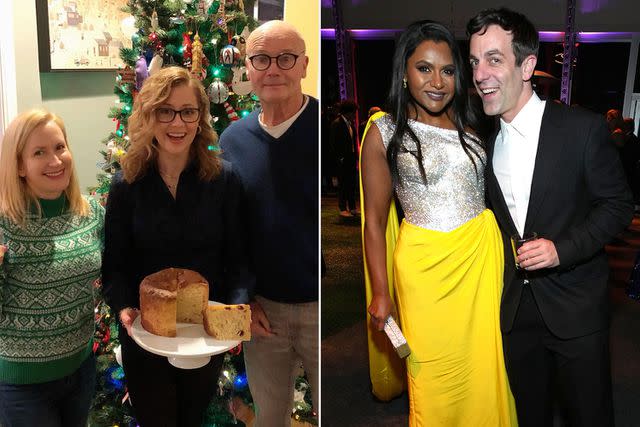 <p>Jenna Fischer/ Instagram; Kevin Mazur/VF22/WireImage</p> Angela Kinsey, Jenna Fischer, Creed Bratton, Mindy Kaling and B.J. Novak