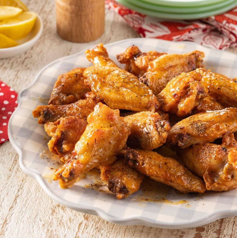 fall lemon pepper chicken wings