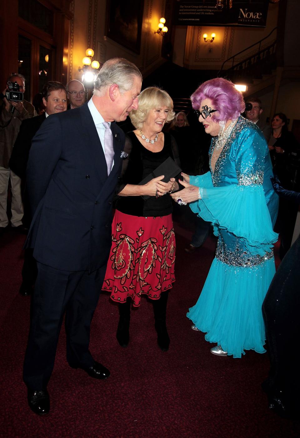 Charles and Camilla at The Prince's Trust Rock Gala 2010