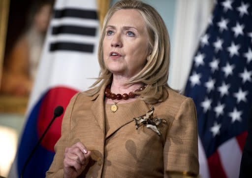 Up to 27 million people are living in slavery around the world, US Secretary of State Hillary Clinton, pictured on June 14, estimated as the US unveiled its annual report into human trafficking