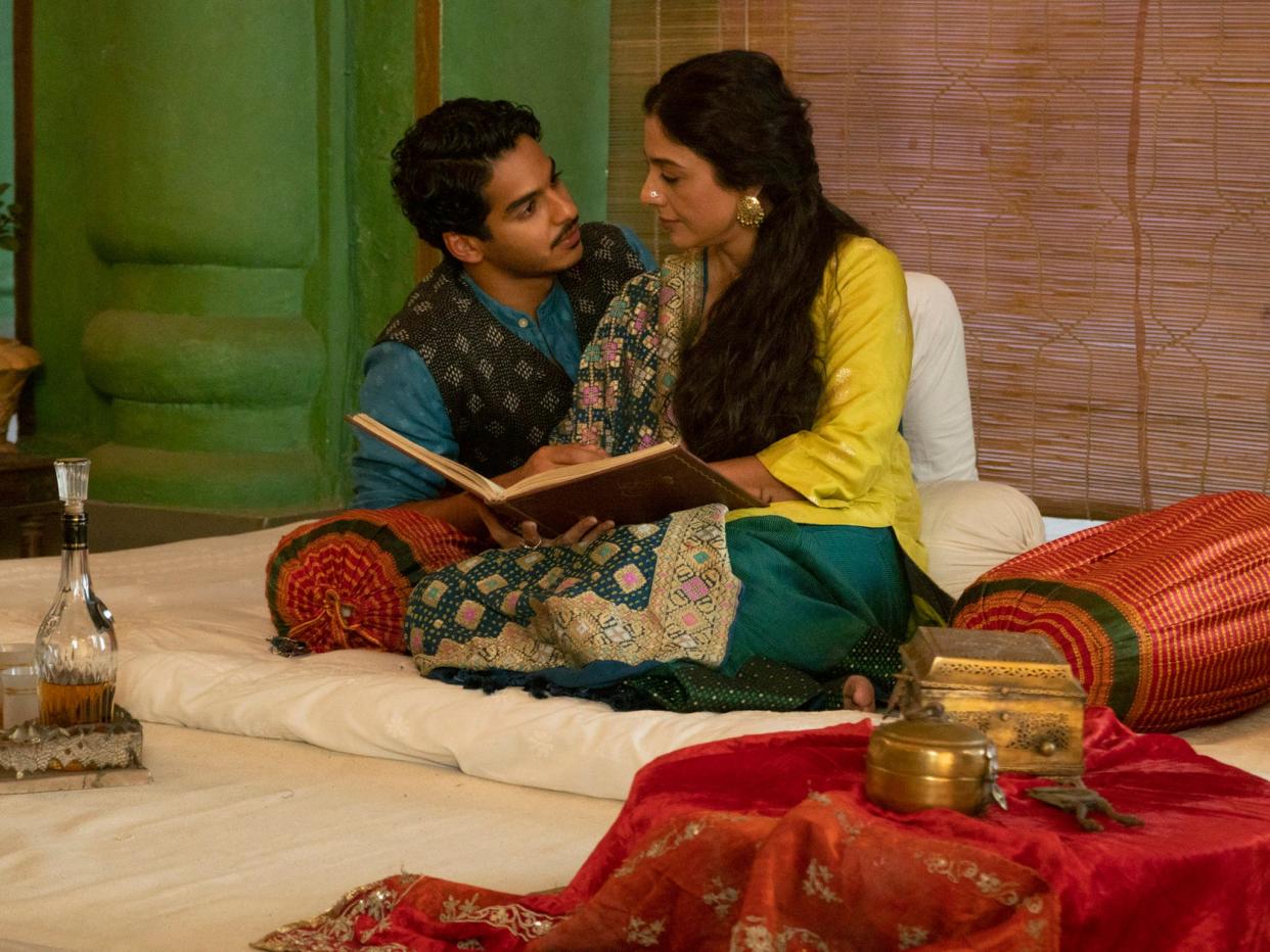 Tabu (Saeeda Bai) and Ishaan Khatter (Maan Kapoor) in A Suitable Boy: BBC/Lookout Point