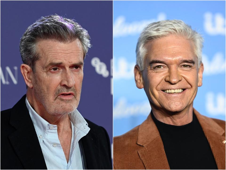 Rupert Everett (left) and Philip Schofield (Getty Images)