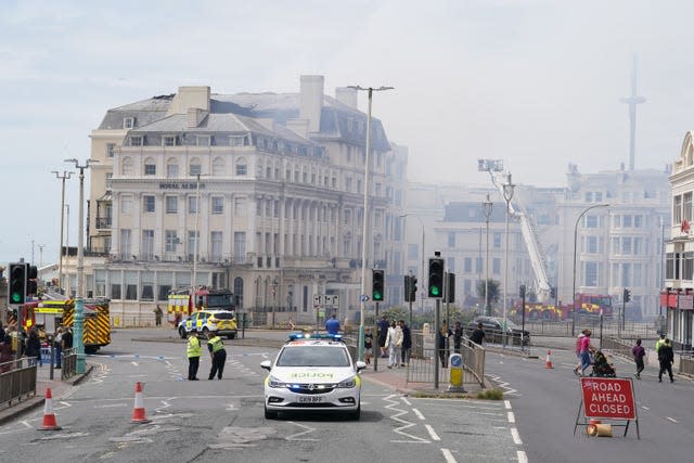 Brighton hotel fire