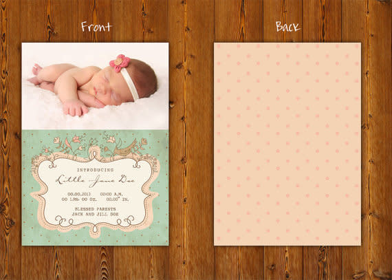 (Etsy/<a href="http://www.etsy.com/listing/88657131/vintage-floral-frame-printable-birth?ref=sr_gallery_30&ga_search_query=vintage+birth+announcement&ga_view_type=gallery&ga_ship_to=US&ga_min=0&ga_max=0&ga_original_query=1&ga_search_type=all">PaperCutCouture</a>, $15)