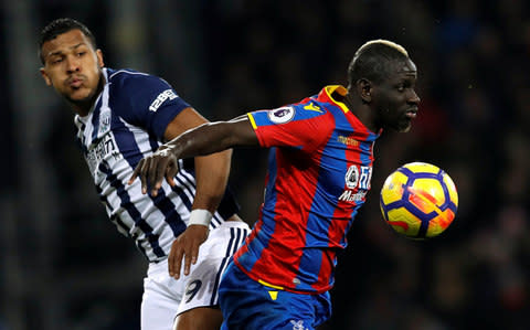 Sakho holds off West Brom's Salomon Rondon - Credit: Reuters