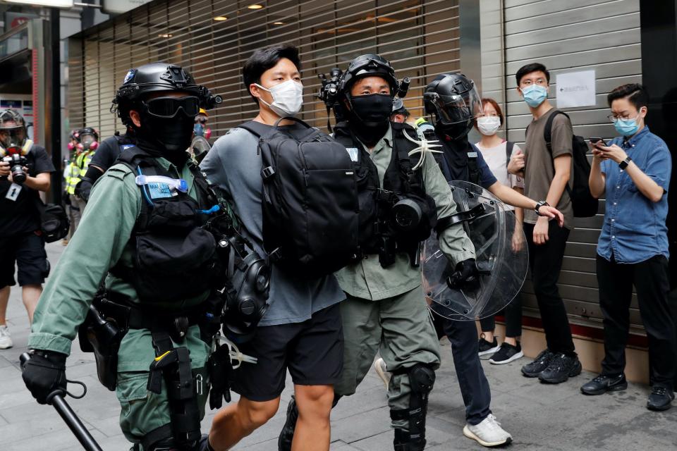 Hong Kong protest arrest .JPG