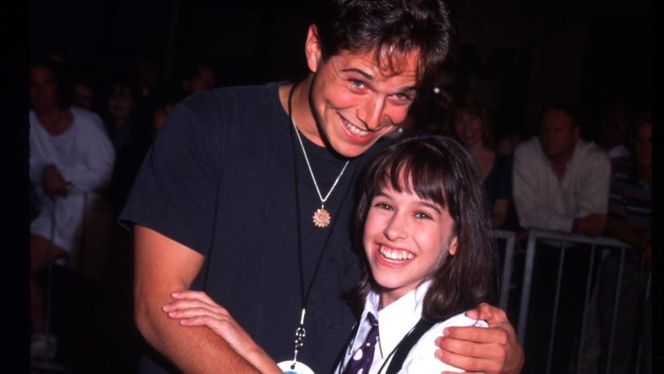 Scott Wolf and Lacey Chabert, 1995 