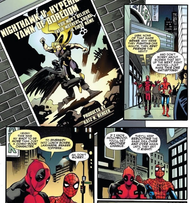 Spider-Man And Deadpool Mock 'Batman V Superman' In Their Latest Comic