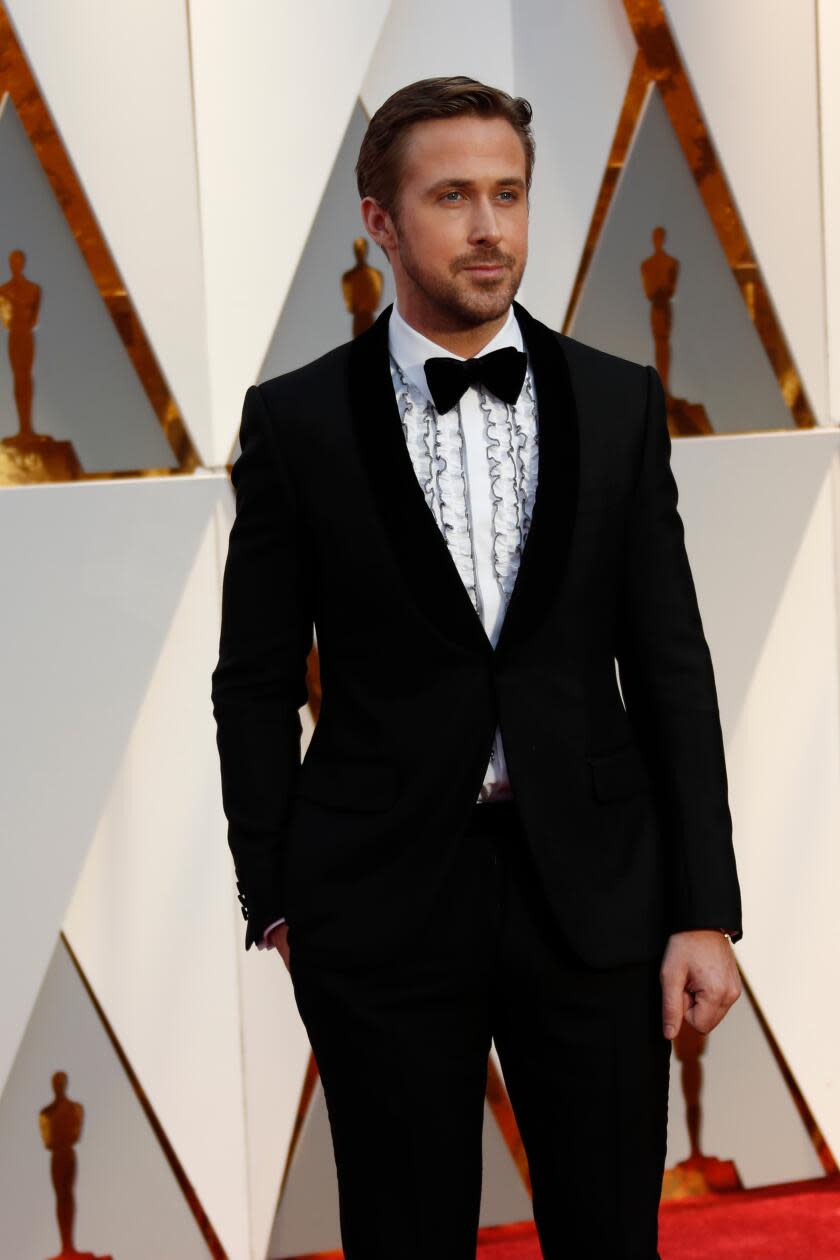 Ryan Gosling during the arrivals at the 89th Academy Awards on Sunday, February 26, 2017 at the Dolby Theatre at Hollywood & Highland Center in Hollywood, CA. (Jay L. Clendenin / Los Angeles Times)