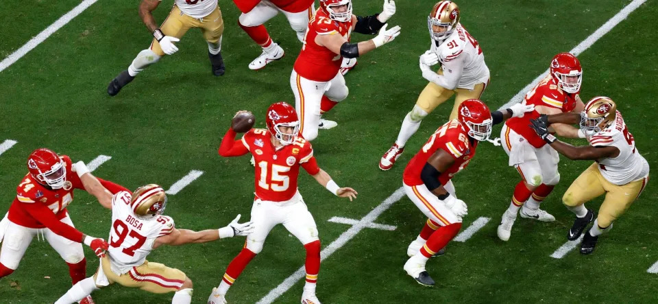 Kansas City Chiefs playing in Super Bowl LVIII