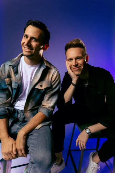 Benj Pasek and Justin Paul who wrote "Which of the Pickwick Triplets Did It?" for "Only Murders in the Building"