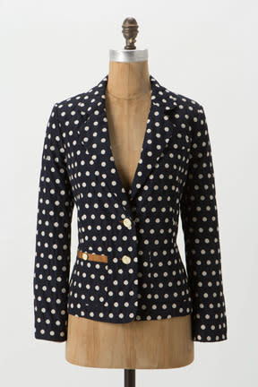 Polka Dot Blazer