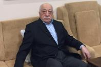 Turkish cleric and opponent to the Erdogan regime Fethullah Gulen sits at his residence in Saylorsburg, Pennsylvania, on July 18, 2016