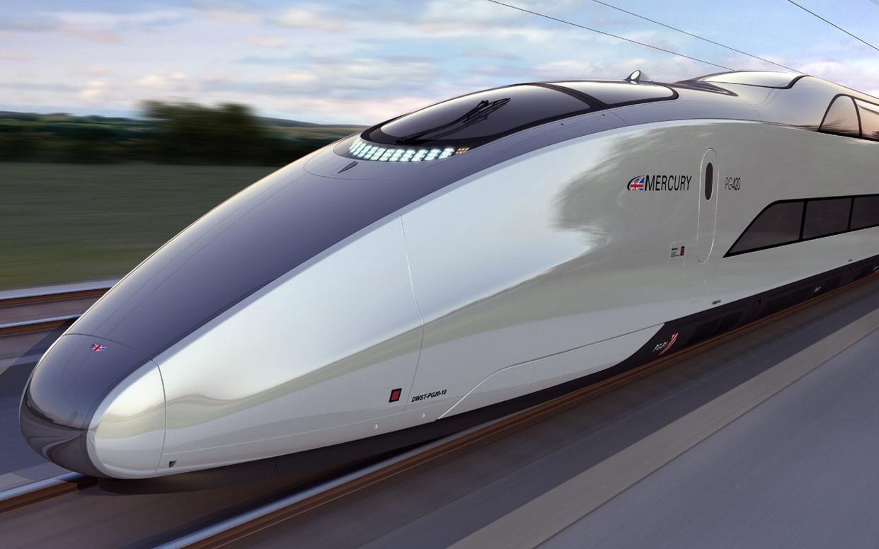 London to Birmingam HS2 Mercury Luxury Train