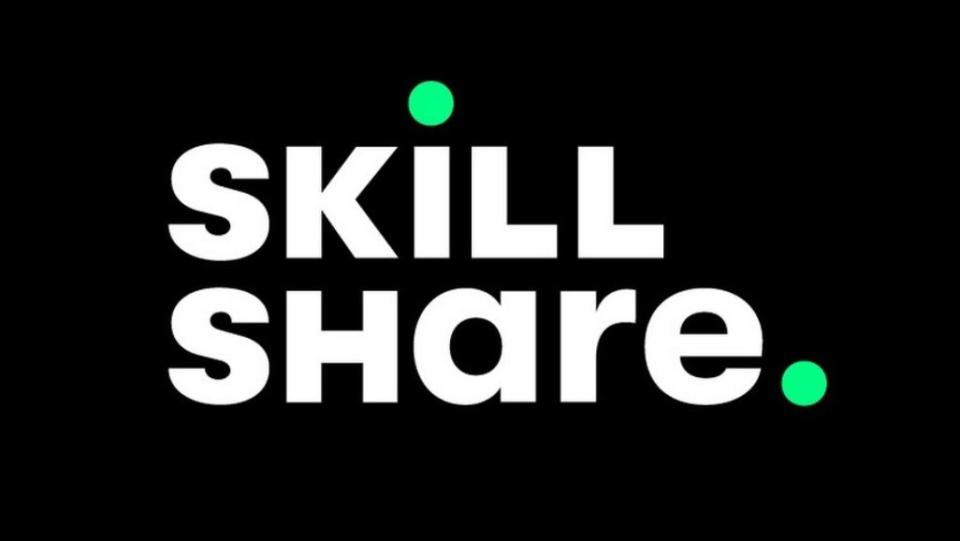 Skillshare logo, adult online learning