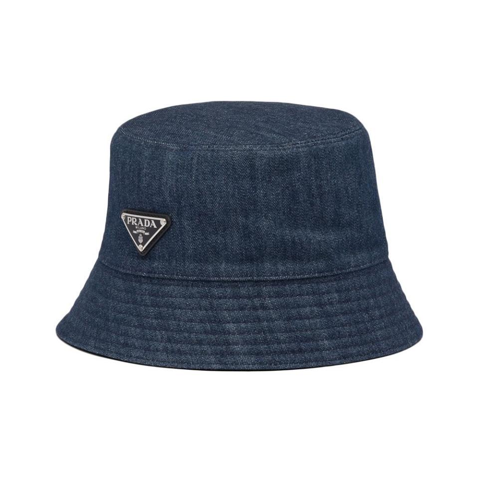 Denim Prada Bucket Hat