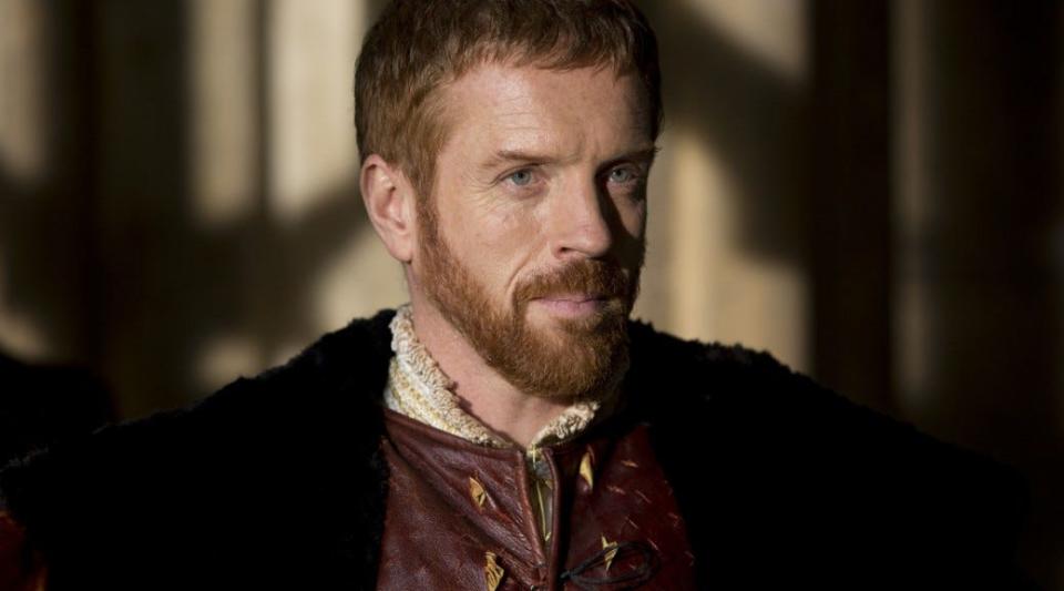 A picture of Damian Lewis as Henry VIII.