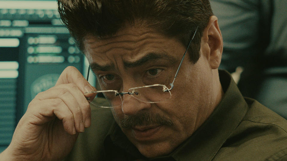 Benicio Del Toro as Tom Nichols in Reptile.