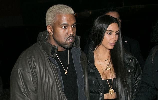 Kim is worried for Kanye's mental state again. Source: Getty