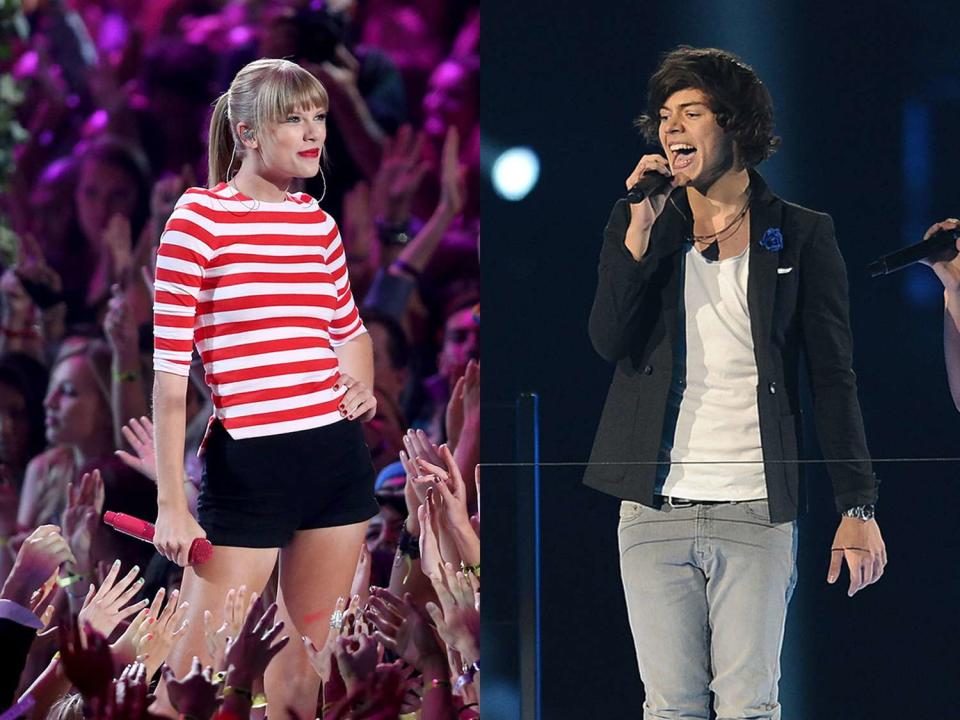 Taylor Swift and Harry Styles perform at 2012 MTV Video Music Awards