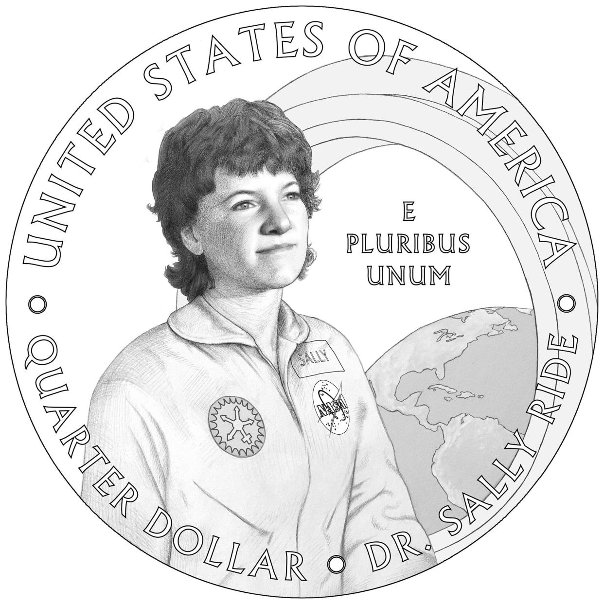 Dr. Sally Ride was one of the first honorees on the "American Women Quarters."