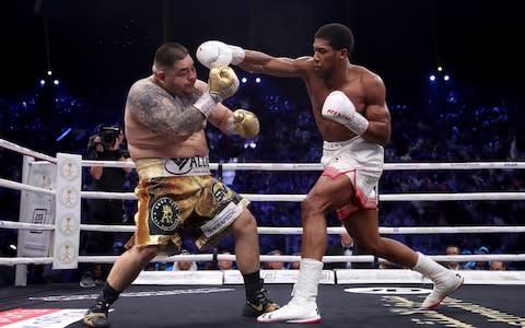 Andy Ruiz Jr and Anthony Joshua - Credit: Nick Potts/PA Wire&nbsp;