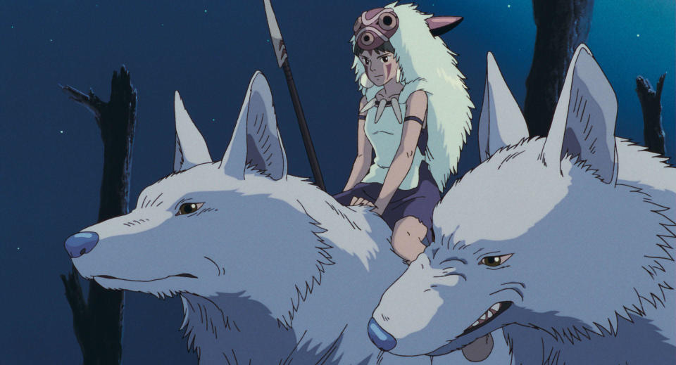 Princess Mononoke and the Wolf Gods.