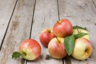 <p>When you have a craving for something sweet, reach for an apple. “One large apple has 5 grams of fiber and 14% of your daily vitamin C—important for your immunity and for keeping weight off,” writes <a href="https://www.doctoroz.com/" rel="nofollow noopener" target="_blank" data-ylk="slk:Mehmet Oz;elm:context_link;itc:0;sec:content-canvas" class="link ">Mehmet Oz</a>, M.D., in his book <a href="https://www.amazon.com/Food-Can-Fix-Superfood-Healthy/dp/1501158163/?tag=syn-yahoo-20&ascsubtag=%5Bartid%7C10050.g.35715141%5Bsrc%7Cyahoo-us" rel="nofollow noopener" target="_blank" data-ylk="slk:Food Can Fix It;elm:context_link;itc:0;sec:content-canvas" class="link "><em>Food Can Fix It</em></a>. To start your day right, try this quick and easy <a href="https://www.prevention.com/food-nutrition/recipes/a20522990/apple-cinnamon-yogurt/" rel="nofollow noopener" target="_blank" data-ylk="slk:Apple-Cinnamon Yogurt;elm:context_link;itc:0;sec:content-canvas" class="link ">Apple-Cinnamon Yogurt</a> recipe.</p>