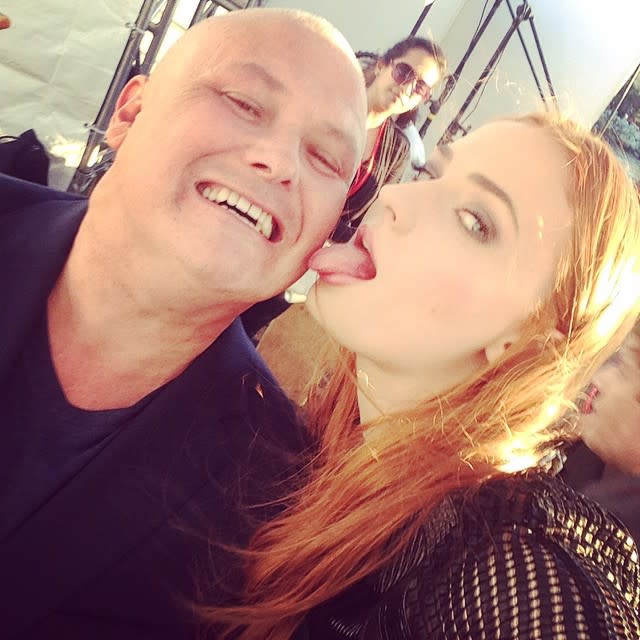 45) Conleth Hill and Sophie Turner