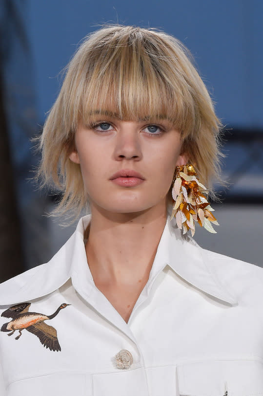 <p>Styling Tip: If two statement earrings are too much for you, then just wear one! The single-earring look is super cool and very “in” right now. </p><p>Photo: ImaxTree</p>