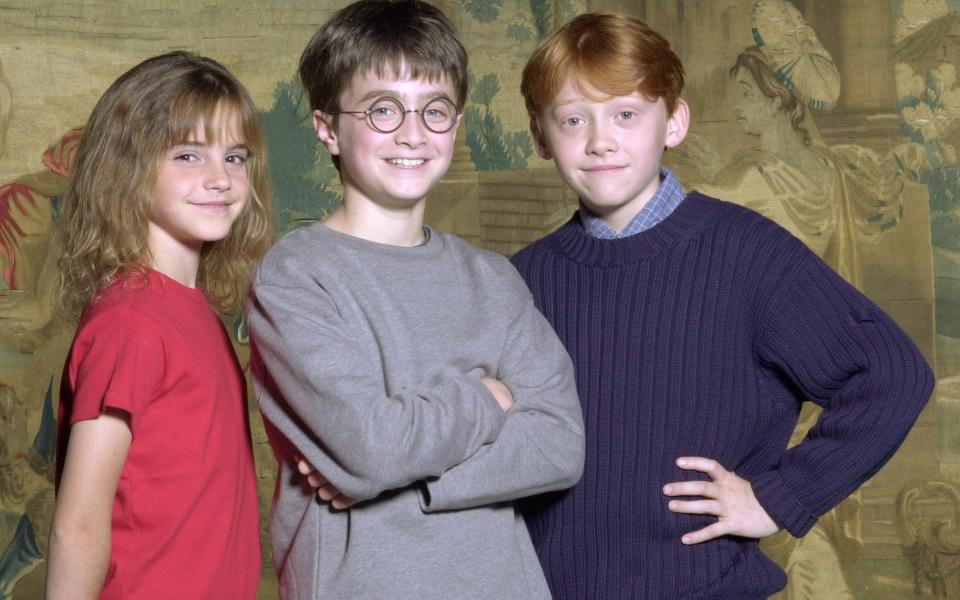 The Harry Potter films made stars out of the three previously unknown actors - Getty