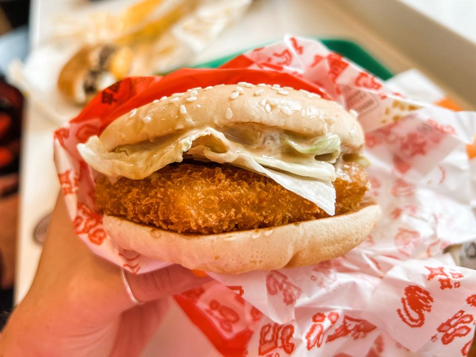 japan mcdonalds sesame shrimp dinner