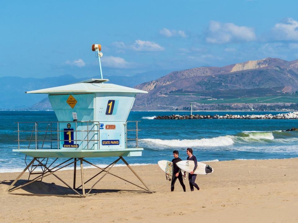 State Parks lifeguards will be on hand through September at three beaches near Ventura Harbor, along Spinnaker Drive in Ventura.