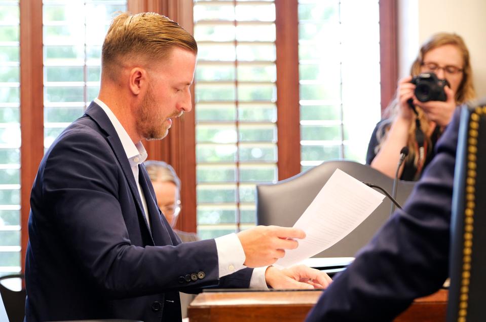 Oklahoma state schools Superintendent Ryan Walters endorsed a series of steps to bring religion into public schools during a state Board of Education meeting this week.