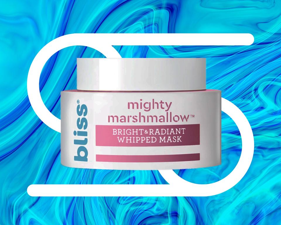 <h1 class="title">July Cancer Horoscope - Bliss Mighty Marshmallow Bright & Radiant Face Mask</h1><cite class="credit">Courtesy of brand / Allure: Rosemary Donahue</cite>