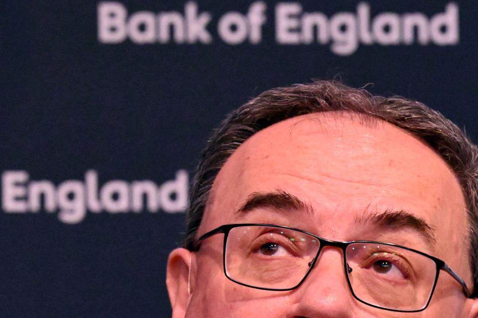 Governor of the Bank of England, Andrew Bailey, during the Bank of England's financial stability report press conference, at the Bank of England, London. Picture date: Tuesday December 13, 2022.