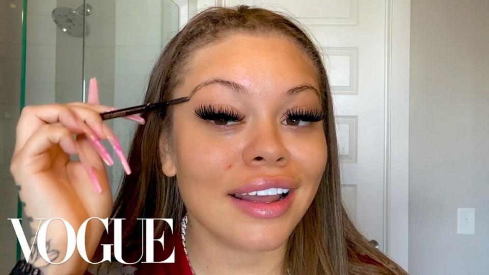 Rapper Mulatto just revealed the secret behind her easy makeup look: ' Eyebrows gotta stay fleek'