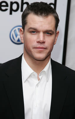 Matt Damon at the New York premiere of Universal Pictures' The Good Shepherd