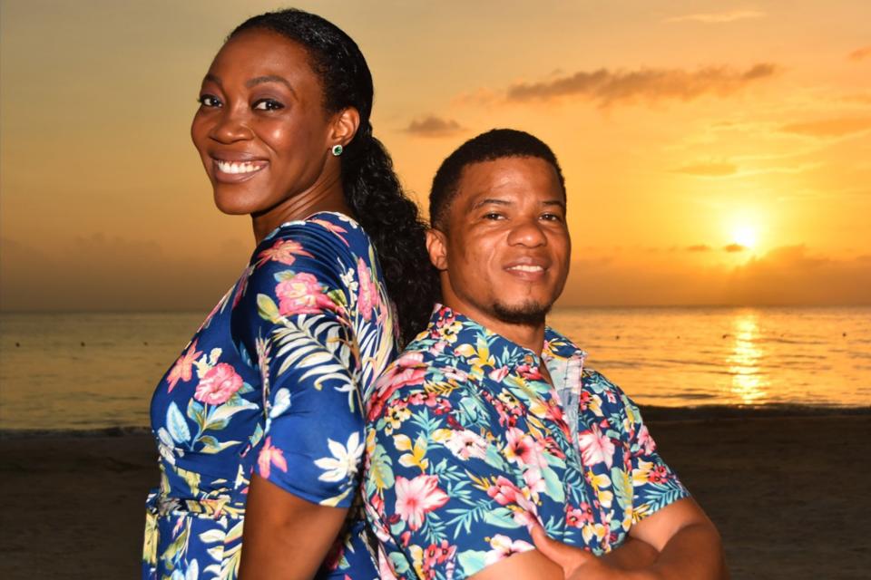 'Amazing Race' Alum Glenda and Lumumba Roberts Announce They Are Expecting Their First Child. courtesy of Glenda and Lumumba Roberts