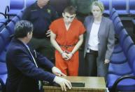 Nikolas Cruz appears in court for the first time on February 15 in the US city of Fort Lauderdale (Florida)