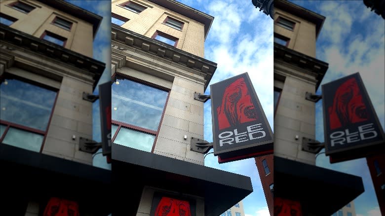Ole Red Nashville sign and building façade