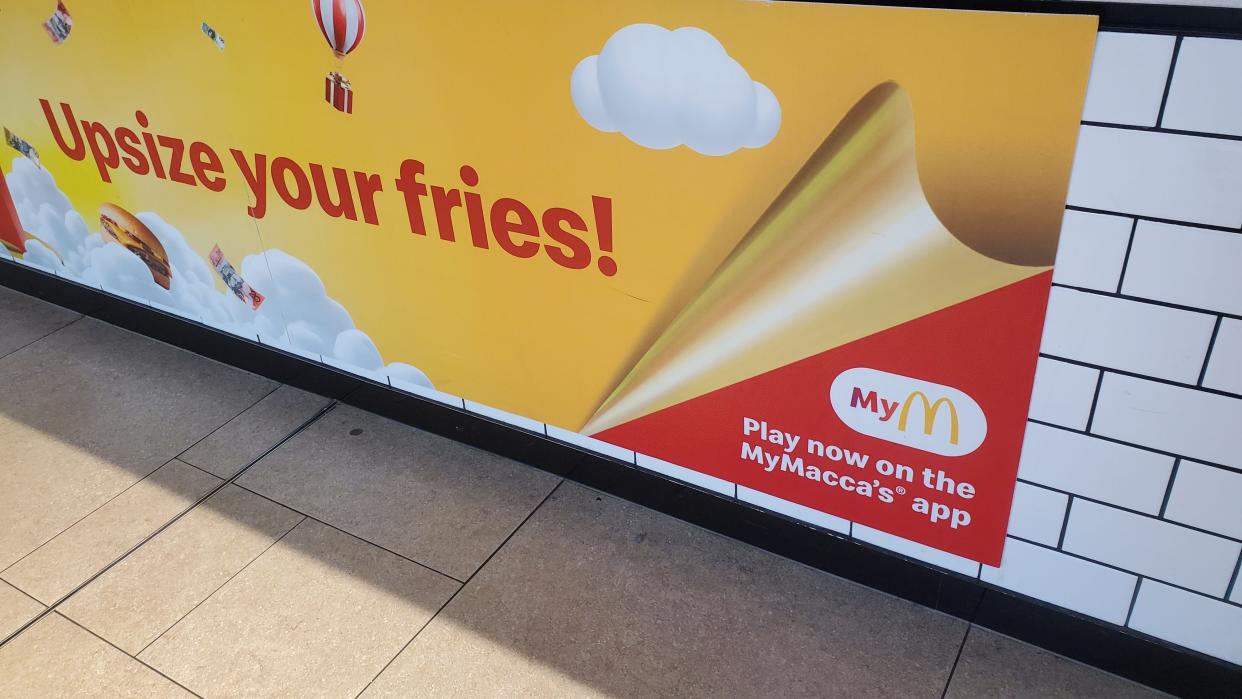 Maccas slang on Australian McDonald's ad