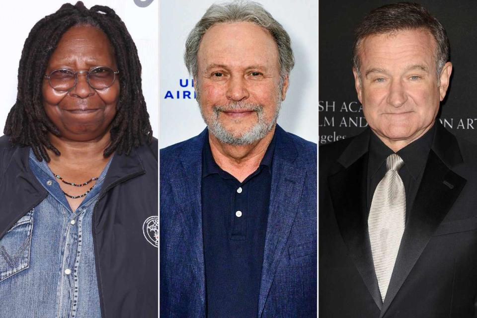 <p>Rob Kim/Getty; Eugene Gologursky/Getty; Jason LaVeris/FilmMagic</p> Whoopi Goldberg, Billy Crystal, Robin Williams